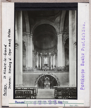 Vorschaubild Poitiers: Saint-Hilaire, Inneres, Vierung und Chor nach O 